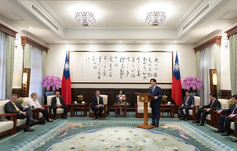President Lai Ching-te of Taiwan hosts US Secretary of State Michael Pompeo. (Photo Credit: president.gov.tw)