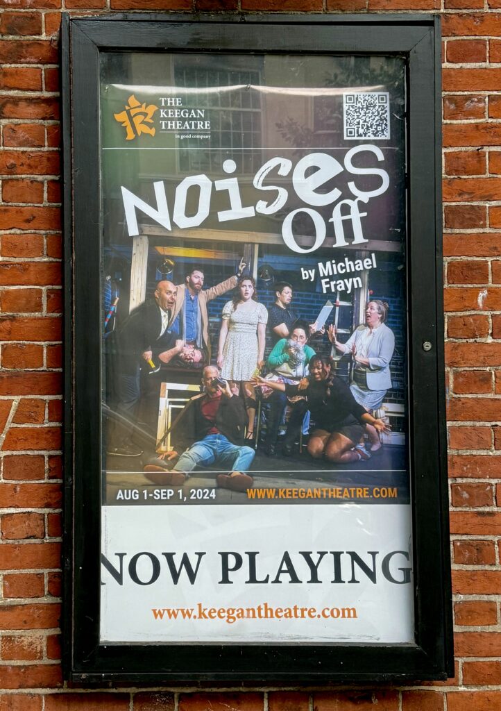 Keegan Theatre Noises Off Poster