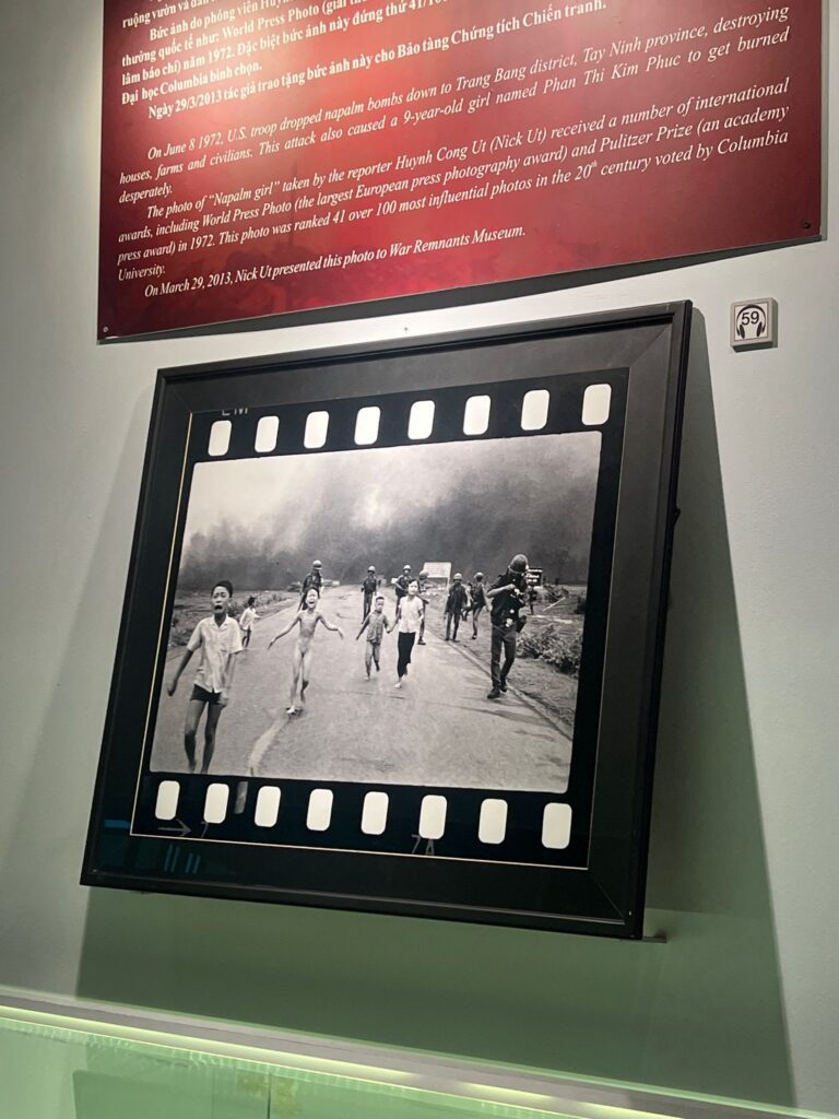 In Ho Chi Minh City, the War Remnants Museum offers a powerful, often unseen perspective on the Vietnam War through haunting photos, statistics, and firsthand accounts.