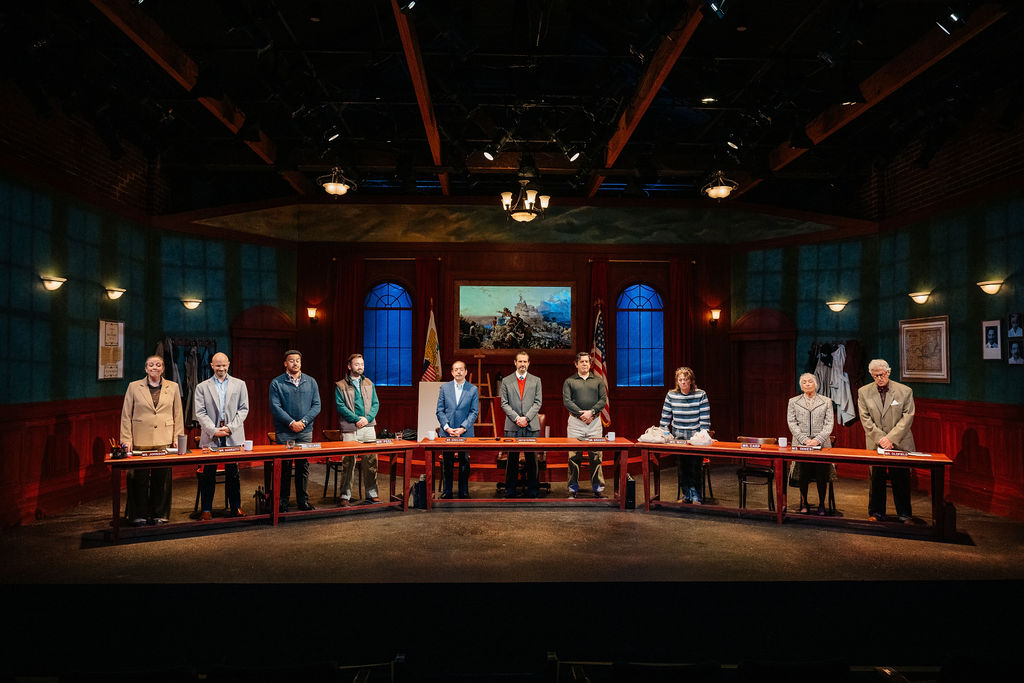 The Keegan Theatre's riveting production of The Minutes, by Pulitzer Prize-winning playwright Tracy Letts, challenges audiences to look at how past and present shape each other.