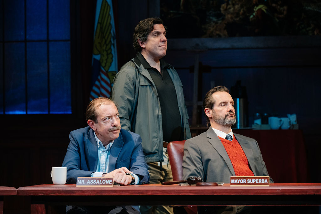 The Keegan Theatre's riveting production of The Minutes, by Pulitzer Prize-winning playwright Tracy Letts, challenges audiences to look at how past and present shape each other.